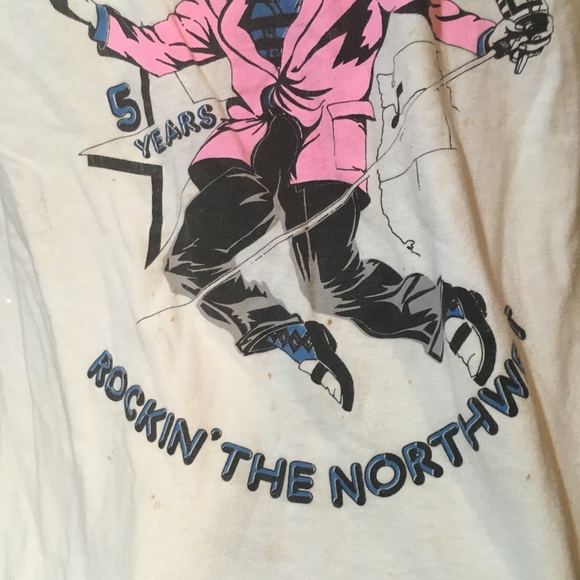 SOLVintage 80s johnny limbo alugnuts t-shirt - Picture 3 of 5